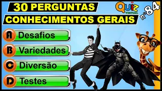 QUIZ VIRTUAL 84 | Teste o seu conhecimento nessas perguntas de conhecimentos gerais.