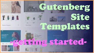 Gutenberg Template Site For WordPress Beginners