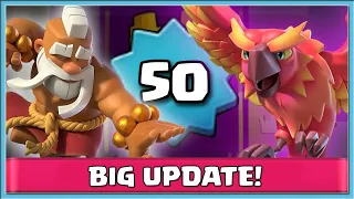 🔥 BIG UPDATE IN CLASH ROYALE! NEW CARD MONK AND PHOENIX