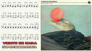 Viento de cara - Supersubmarina - Drum Sheet
