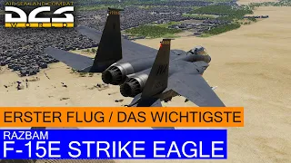 F-15E Strike Eagle - Erster Flug - Engine Start, Takeoff, Landung ★ DCS World