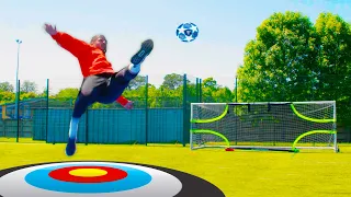 INCREDIBLE TOP CORNER BICYCLE KICK CHALLENGE! 🎯🔥