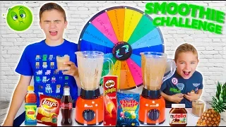 MYSTERY WHEEL OF SMOOTHIE CHALLENGE - Les Pires Smoothies avec La Roue de La Fortune 🤢