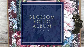 Blossom Waterfall Folio Album Tutorial