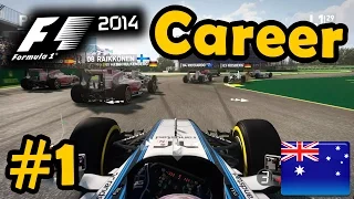 F1 2014 Career Mode Part 1: Australian Grand Prix (Legend AI)