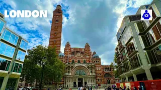 London Walk 🇬🇧 VICTORIA Station, Westminster Cathedral to Westminster Abbey | Walking tour 4K HDR.