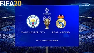 FIFA 20 | Man City vs Real Madrid - Round Of 16 UEFA Champions League - Full Match & Gameplay