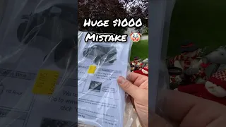 😫 $1000 MISTAKE: Flipping Stuff From Yard Sales❗️ #reseller #reselling