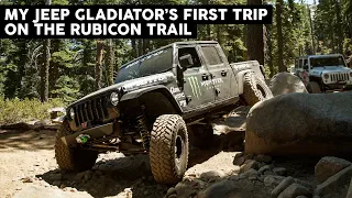 MY JEEP GLADIATOR'S FIRST TIME ON THE RUBICON TRAIL! PART 1 | CASEY CURRIE VLOG
