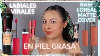 RESEÑA BASE LOREAL INFALLIBLE MATTE COVER Y LABIALES INFALLIBLE MATTE | HolaLizy 🦋