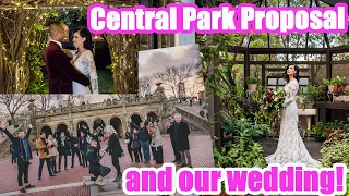 Surprise Central Park, New York Proposal. PLUS Our Wedding!