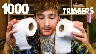 ASMR 1000 TRIGGERS IN 10 MINUTES