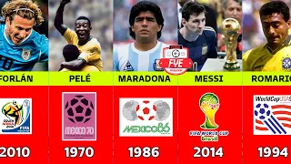 El MEJOR JUGADOR de CADA MUNDIAL ⭐ FIFA World Cup - Los MEJORES en TODOS los MUNDIALES (1930 - 2022)