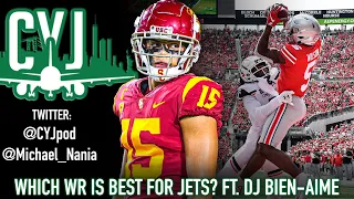 Which 1st Round WR Fits Jets Best? (ft. NYDN's DJ Bien-Aime) | Cool Your Jets Podcast