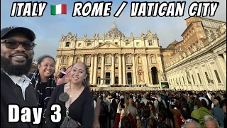 First Time In ITALY 🇮🇹(Day 3) Rome / Vatican City