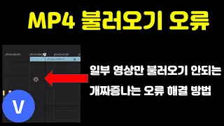 동영상 편집 프로그램 코덱, 퀵타임 다 설치 해도 mp4 파일을 불러오지 못하는 오류 해결 방법(Feat. Vegas)