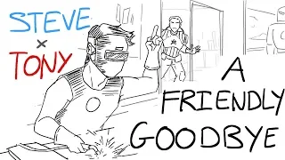 (Steve/Tony) Marvel Animatic | A Friendly Goodbye