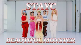 STAYC - BEAUTIFUL MONSTER (Slow Mirrored Dance Tutorial)