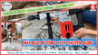 [ Mở Hộp + Test Thực Tế ] Máy Đục Bê Tông Chuyên Dụng 1300w Kainuo 8423 - Lực đập 21J | 1.890.000vnđ