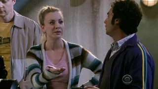 Penny and Raj fight over who discovered a comet - The Big Bang Theory