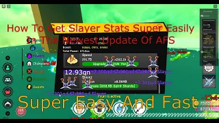 How To Farm Slayer Stats Really Fast In The *NEW* Anime Fighting Simulator Update