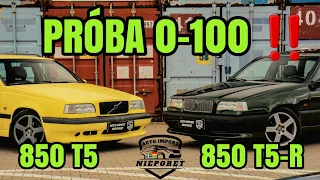 POJEDYNEK Manual vs Automat ‼️ PRÓBA 0-100 🔥 VOLVO 850 T5 vs VOLVO 850 T5-R 🔥 ACCELERATION