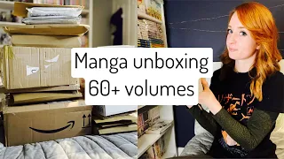Huge manga unboxing 60+ volumes. So many REPRINTS!