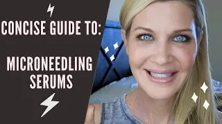 BEST Microneedling SERUMS + a protocol for the entire month after you needle!