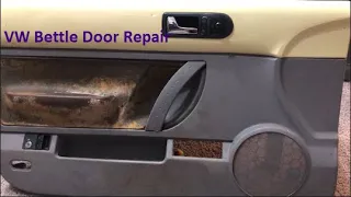 VW Beetle Door Panel Repair pt1