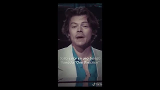 Harry Styles habla de One Direction/ Ringo Malik