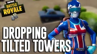 Dropping in at Tilted Towers - Fortnite Battle Royale Gameplay - Ninja