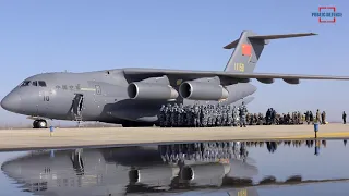 The Chinese Military Completed Their First Heavy Equipment Airdrop from Y-20 Aircraft