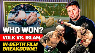 Who REALLY Won!?! Islam Makhachev vs Alexander Volkanovski REWATCH | Henry Cejudo Film BREAKDOWN!