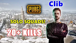 Team Liquid Clib - 20+ KILLS (2.5k Damage) - SOLO SQUADS! - PUBG