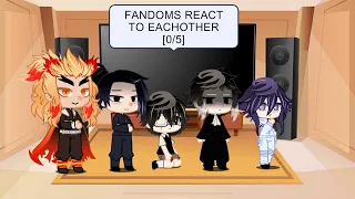Fandoms React to Eachother || INTRODUCTION || 0/5