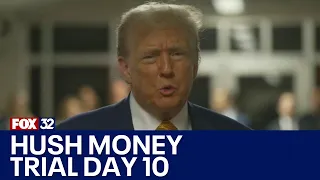 Donald Trump leaves campaign trail to return to court for hush money trial