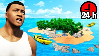 24 Stunden auf BILLIONÄR INSEL überleben in GTA 5!!