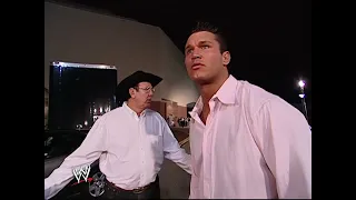 Undertaker possessed Josh Mathews to sent a message to Randy Orton (SmackDown 19 dec 2005)