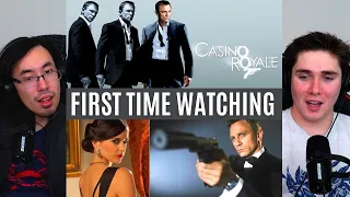 REACTING to *Casino Royale (2006)* HE'S SO AWESOME!! (First Time Watching) Action Movies