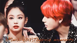 TAENNIE MOMENTS||MMA 2018|Jennie(blackpink) x Taehyung(bts)