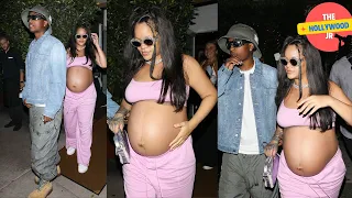 RIHANNA AND A$AP ROCKY WERE SEEN LEAVING GIORGIO BALDI RESTAURANT AFTER A ROMANTIC DINNER!!!