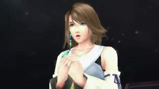 FINAL FANTASY DISSIDIA 012 TIDUS SAVES YUNA