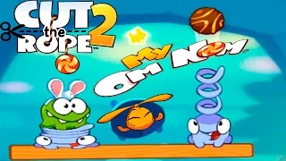 Ам Ням Cut the Rope 2 #16 (уровни 81-85) Детское видео Игровой Мультик Let's play