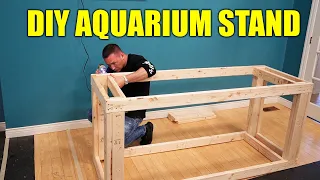 How to build an aquarium stand like a pro - The king of DIY