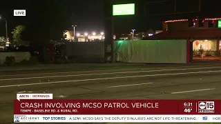 MCSO deputy hurt in crash involving semi-truck in Tempe