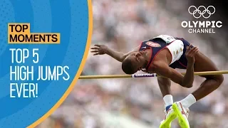 The Highest Ever Olympic High Jumps! | Top Moments