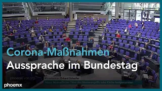 Aussprache zur Regierungserklärung von Angela Merkel zu den Corona-Maßnahmen 29.10.20