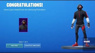 Got My Free Exclusive Item - iKONIK Skin - Scenario Dance Emote - Fortnite