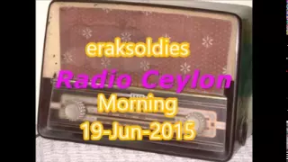 Radio Ceylon 19-06-2015~Friday Morning~02 Manoranjan
