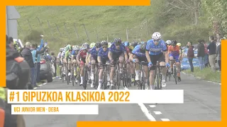 1. ETAPA GIPUZKOA KLASIKOA 2022 | DEBA | UCI JUNIOR MEN